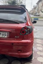 چراغ عقب اسپرت (خطر) پژو 206 هلا 2 حلقه (مشکی مات) - Image 6