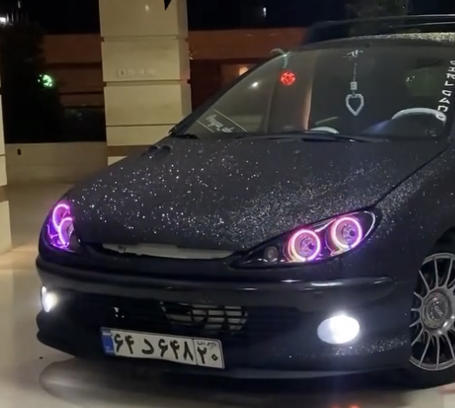 ۲۰۲۴_۰۷_۰۳_۲۳_۲۲_IMG_9122 چراغ جلو اسپرت 206 مورتی فول کالر (مشکی مات) - Image 1