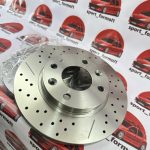 دیسک ترمز سوراخ دار جلو 206 تیپ 2 و 3 (جفت) کاردینال cardinal