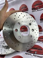 دیسک ترمز سوراخ دار جلو 206 تیپ 2 و 3 (جفت) کاردینال cardinal - Image 6