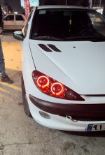 چراغ جلو اسپرت 206 مورتی (نئون قرمز) - Image 7