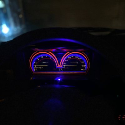 قاب کیلومتر نورانی پراید کاربرات